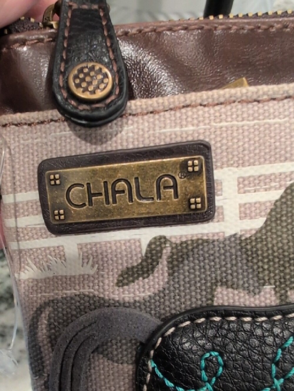 Chala Horse Appliqué Crossbody Bag - Picture 2 of 4